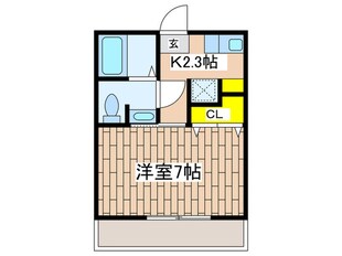 ＭＩＲＡ鵠沼の物件間取画像